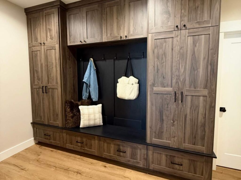 custom laundry mudroom storage