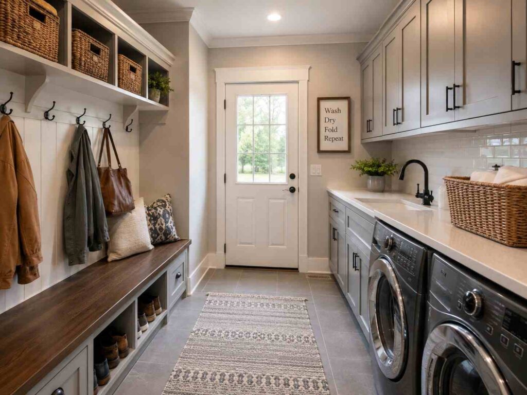 laundry mudroom storage for your home