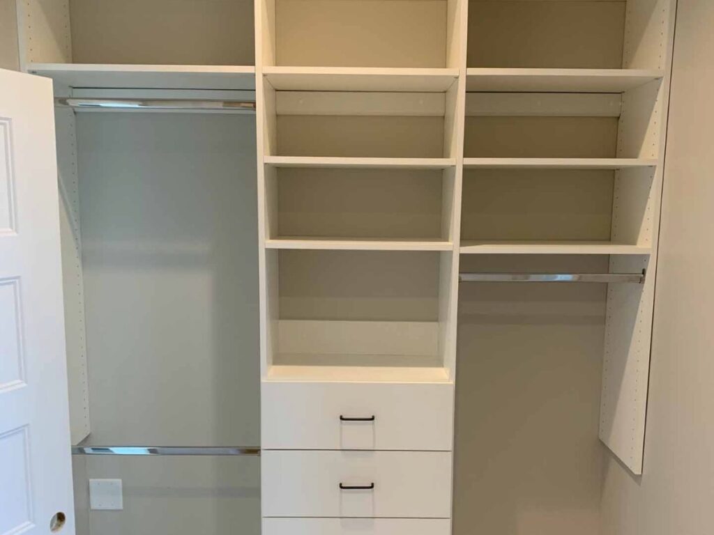 custom closet color & finishes idaho falls