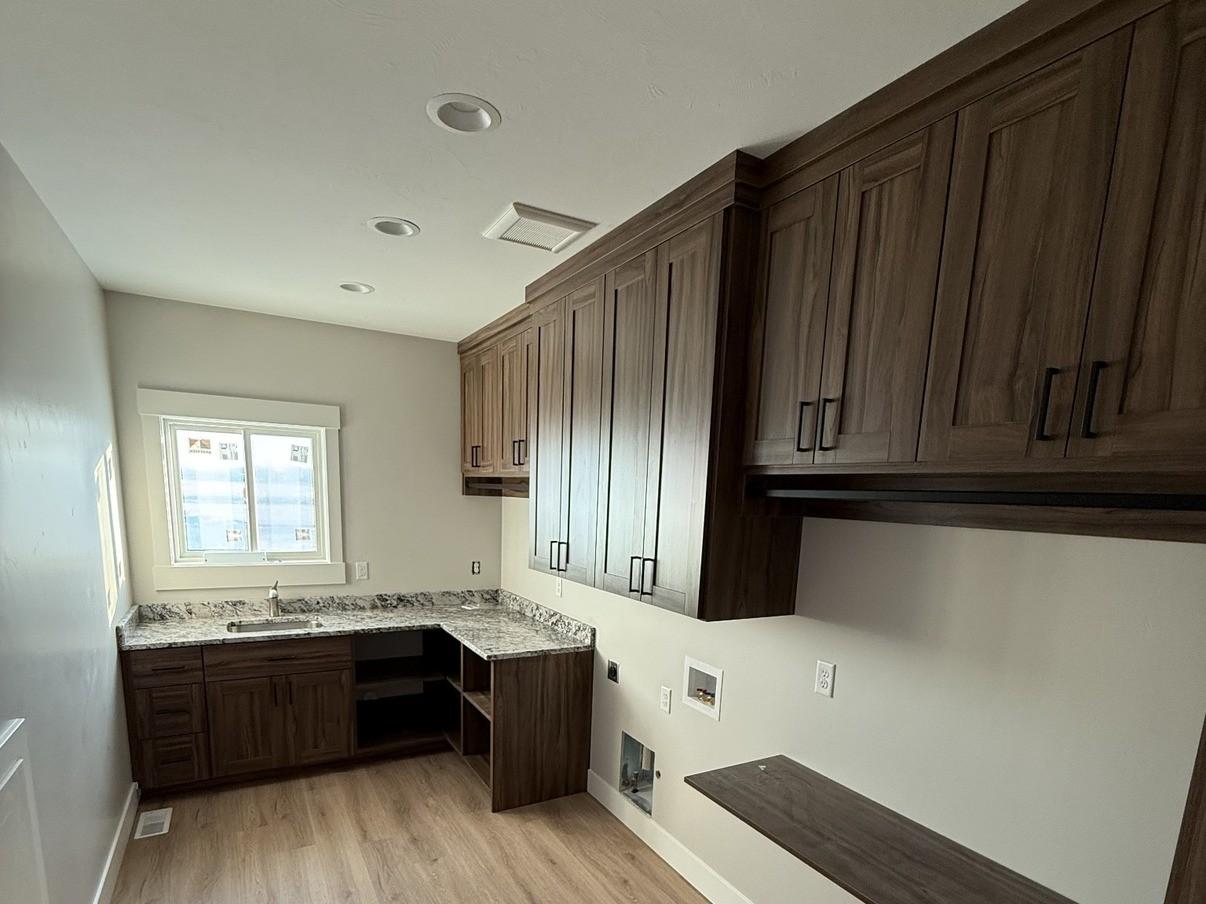 custom laundry room storage