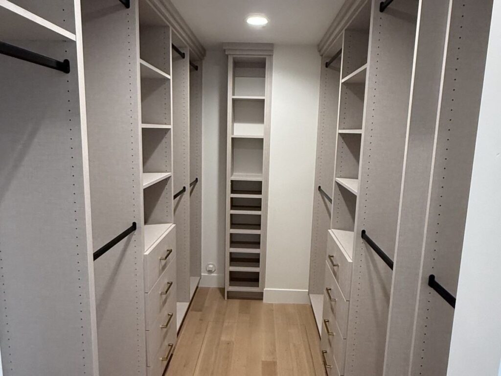 idaho falls custom closet color & finishes
