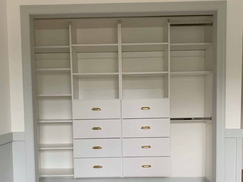 storage shelves for closet